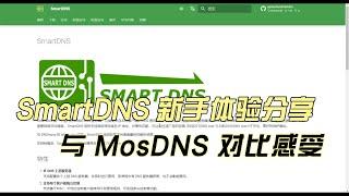 SmartDNS 新手体验分享，与 MosDNS 对比感受