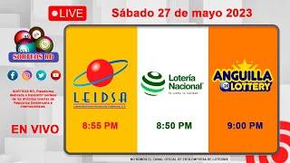Lotería Nacional LEIDSA y Anguilla Lottery en Vivo │Sábado 27 de mayo 2023 - 8:55 PM