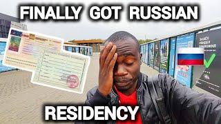 Finally Got My Russian Temporary Resendency As African in Russia 