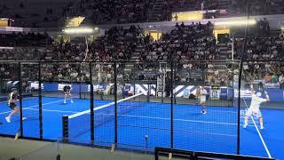 Galan/Chingotto vs Tapia/Coello (Court Level View)