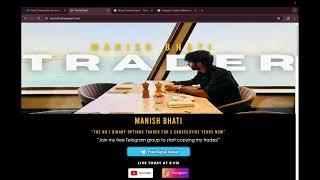 Manish Bhati Pocket Option | Manish Bhati Trader | Pocket Option Live Trading Binary Options Signals