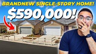 Brand New SINGLE-STORY HOMES for Sale in RIVERSIDE California | Southern California Home Tour!