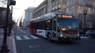 WMATA Metrobus 2014 NABI 42 BRT Hybrid #8095 On Route 11Y