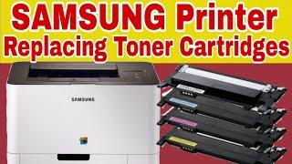 How to Replace Toner Cartridges on Samsung Color Laser Printer