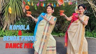 Bengali Dance Mix- Komola x Genda Phool | Dancerianss Bangla Inspired Choreography