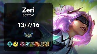 Zeri vs Jinx BOTTOM - KR CHALLENGER Patch 14.20