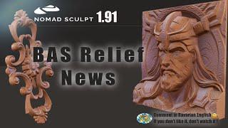 Nomad Sculpt -BAS Relief News - Ornaments - Alpha - from 2D Image - 3D printing  (V1.91 -14.9.2024)