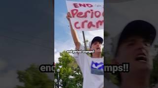 protesting period cramps