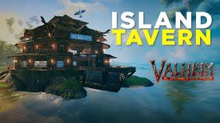 Valheim - Island Tavern Timelapse Build