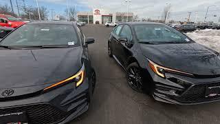 2024 Corolla SE vs XSE Exterior Comparision