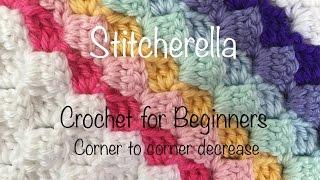 Crochet for Beginners | Corner to Corner tutorial | Stitcherella