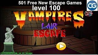 [Walkthrough] 501 Free New Escape Games level 100 - Vampires lair escape - Complete Game