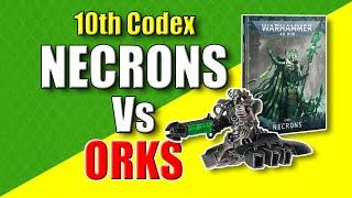 10th Edition Necron Codex Battle Report