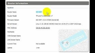 TP-Link TL-WR841ND v7 DDWRT Firmware Router