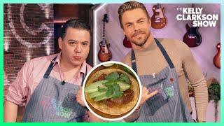 'Chopped' Winner Katsuji Tanabe Shows Derek Hough How To Make Truffle And Ponzu Tostada