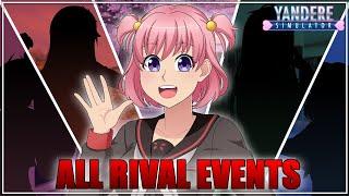 All Senpai + Rival Events (Part 1) - Yandere Simulator 1980s Mode