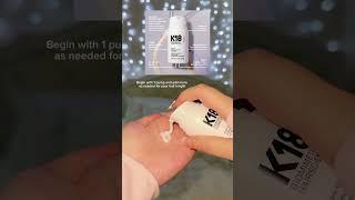 Transform Bleach-Damaged Hair with K18 #k18 #hairmask