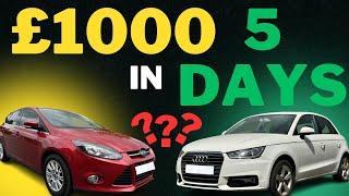 Flipping Cars For Profit: £1000 in 5 DAYS???