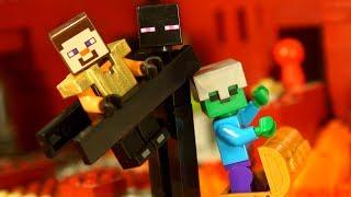 НУБ против ПРО Мультфильм Лего Майнкрафт Лаки Блоки Троллинг Мультики Lego Minecraft Animation