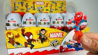 Новые Киндеры Марвел 2024-2025. Выпуск 4. New Kinder Surprise Überraschung Marvel 24/25