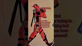 Deadpool's question #marvel #deadpool #wolverine #art