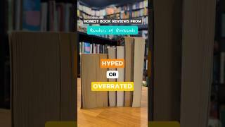 #MysteryMonday Are these HYPED or OVERRATED?  #bookends #booktubetbr