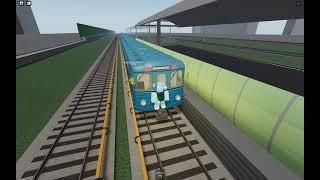 Train surfing in Automatic Moscow metro (Автоматическое Московское Метро) Roblox