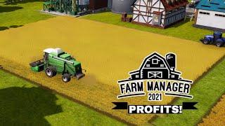 Farm Manager 2021 | Actual full game footage | We made a Profit!