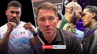 Eddie Hearn gives UPDATE on Eubank Jr v Benn 2 and Anthony Joshua's RETURN!