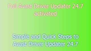 How To Download & Install Avast Driver Updater 24.5 On PC 2024