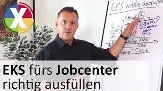 EKS fürs Jobcenter richtig ausfüllen (Einkommensnachweis für Selbständige im ALG II - Bezug)