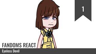 || Fandoms react to each other || Fran Bow || Part 1/6 || Gacha Club/Nox ||