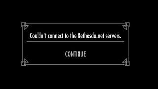 Skyrim AE *GLITCH FIX* Couldn't connect to Bethesda servers