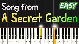 Легкая версия Song From A Secret Garden - Rolf Lovland | EASY Tutorial (Synthesia)