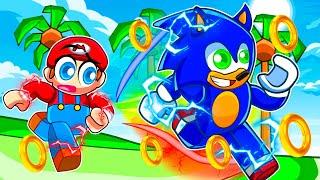 Sonic Vs. Mario In Sonic Speed Simulator