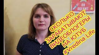 СКОЛЬКО ЗАРАБАТЫВАЮТ ВИДЕОБЛОГЕРЫ НА ЮТУБ #Vredina Life