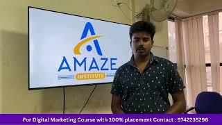 Digital Marketing Institute in Bangalore - Amaze Institute