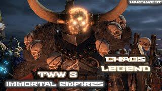 Total War Warhammer 3  v2.0  Immortal Empire - Хаос - Legendary =1= Blood for the blood God