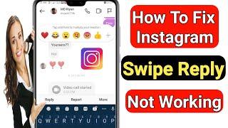 How To Fix Instagram Message Swipe Reply Not Working | Instagram Message Swipe Reply Not Working  