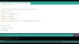 NodeMCU ESP8266 Static IP