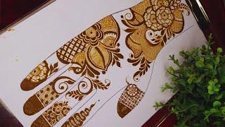 Quick and Easy Mehndi Design for Front and Back hand  | #mehndi #mehndidesign