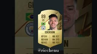 EDERSON FIFA ÉVOLUTION CARDE #fifa #fifacards #football #futcard #edit