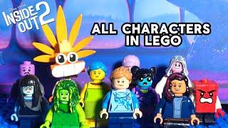 All Inside Out 2 characters in LEGO | Inside Out 2 |