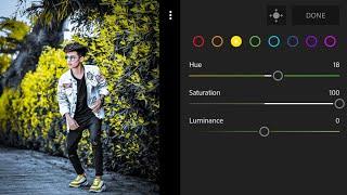 Yellow grey effect lightroom photo editing || lr photo editing kaise kare || photo editing Lightroom