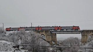 ЭД9Э-0052/0055 сообщением №6110 Минеральные ВодыーКисловодск