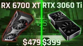 RX 6700 XT vs RTX 3060 Ti | Gaming, Temps, Power Consumption