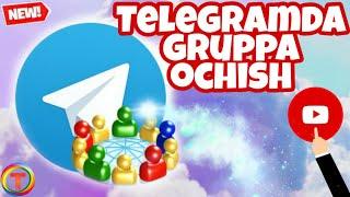 Telegramda gruppa ochish va sozlash