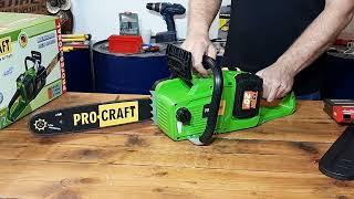 Cordless chainsaw Procraft PCA 40/2 NEW CHAINSAW