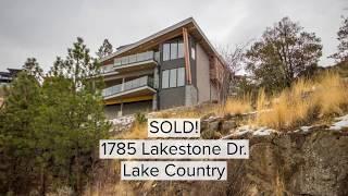 SOLD  1785 Lakestone Drive, Lake Country BC