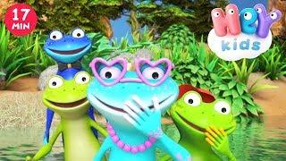 The Froggy Song for kids  HeyKids - Nursery Rhymes